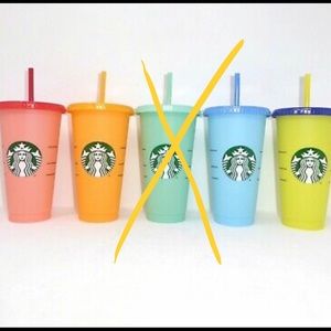 Starbucks color changing cups